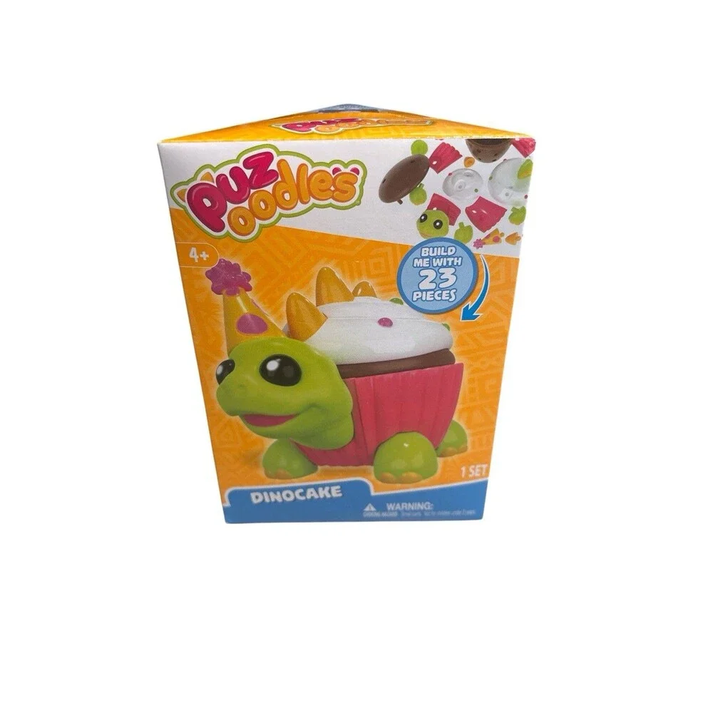 Puzoodles 23 Piece Dinocake Dinosaur Cupcake 3D Puzzle *New
